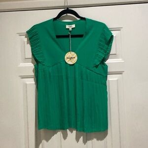 Hayden green blouse